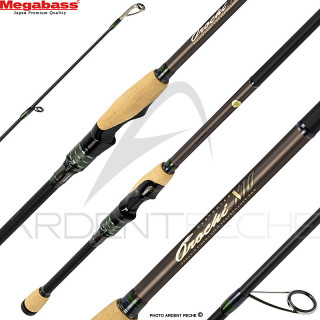 Canne spinning MEGABASS Orochi X10 F3 1/2 70 XTS Jadepython