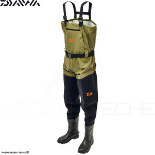 Waders respirants hybride avec bottes Daiwa - Ardent Pêche