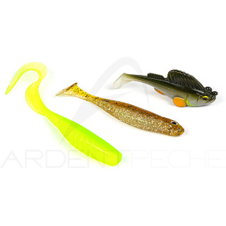 Pack de 3 leurres sandre MEGABASS