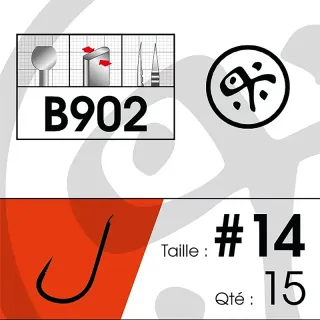 Hameçon simple NATIVE 902 sans ardillon